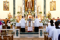His Eminence Cardinal Raymond Leo Burke Celebrates Pontifical Low Mass, at Our Lady of Mount Carmel Church, July 22 2022 - Newark, NJ