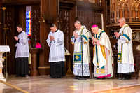 Archbishop Salvatore Cordileone Celebrates Mass of the Americas - Novus Ordo Latin Solemn Pontifical High Mass at the Basilica of Old St. Patrick's Cathedral, Jan 15, 2022 - New York, NY