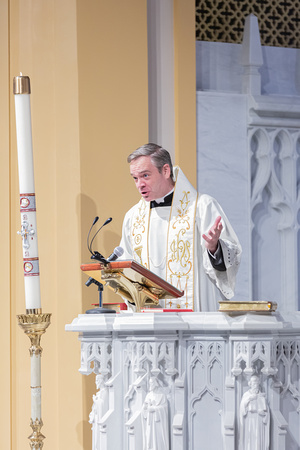 Rev. Marian Kokorzycki Celebrates Easter Sunday Holy Mass at St. Dominic's Parish Church, April 9, 2023 - Brick, NJ