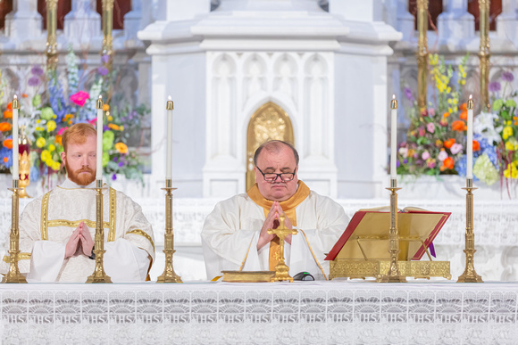 Rev. Marian Kokorzycki Celebrates Easter Sunday Holy Mass at St. Dominic's Parish Church, April 9, 2023 - Brick, NJ