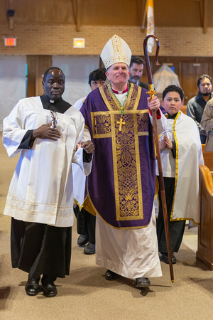 Bishop O'Connell Consecrates Altar and Celebrates Holy Mass at St. Dominic's Parish Church, March 30, 2023 - Brick, NJ