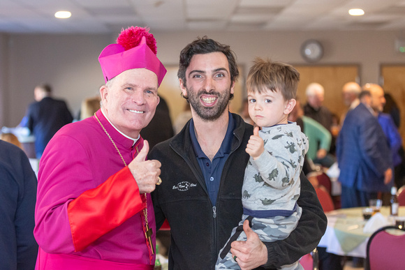 Bishop O'Connell Honored During Luncheon After Altar Consecration and Holy Mass at St. Dominic's Parish Church, March 30, 2023 - Brick, NJ