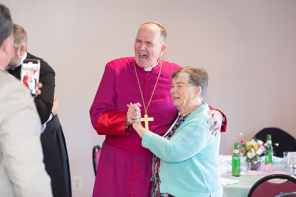 Bishop O'Connell Honored During Luncheon After Altar Consecration and Holy Mass at St. Dominic's Parish Church, March 30, 2023 - Brick, NJ