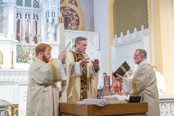 Rev. Brian Patrick Woodrow Celebrates Easter Vigil Holy Mass at St. Dominic's Parish Church, April 8, 2023 - Brick, NJ