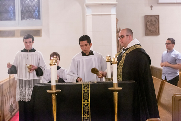 Purgatorial Society Traditional Latin Requiem Mass at Annunciation Church on Thursday August 3, 2023 - Crestwood, NY