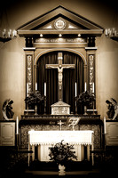 Corpus Christi Church - Church Interior BW HDRI Photos - South River NJ - May 2023