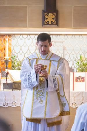 Fr. Gregory Zannetti Celebrates Latin Mass in Honor of Transverberation of Heart of St. Teresa of Avila at Monastery of the Most Blessed Virgin Mary of Mt. Carmel, August 26, 2022 - Morristown, NJ
