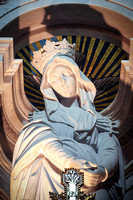 HDRI Photo of the Statue of Our Lady of Sorrows at Our Lady of Sorrows Church in Jersey City, NJ