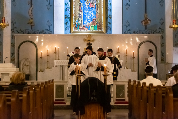 Solemn Requiem Mass and Absolution at the Catafalque in Commemoration of the Faithful Departed, Nov 8th, 2021 - New Brunswick, NJ