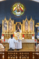 Fr. Gregory Zannetti Celebrates Latin Mass in Honor of The Feast of the Sacred Heart of Jesus at Shrine Chapel of the Blessed Sacrament, June 24, 2022 - Raritan, NJ